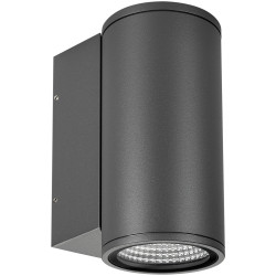 Фасадный светильник светодиодный LGD-FORMA-WALL-R90-12W Warm3000 (GR, 44 deg, 230V) (Arlight, IP54 Металл, 3 года) 029976