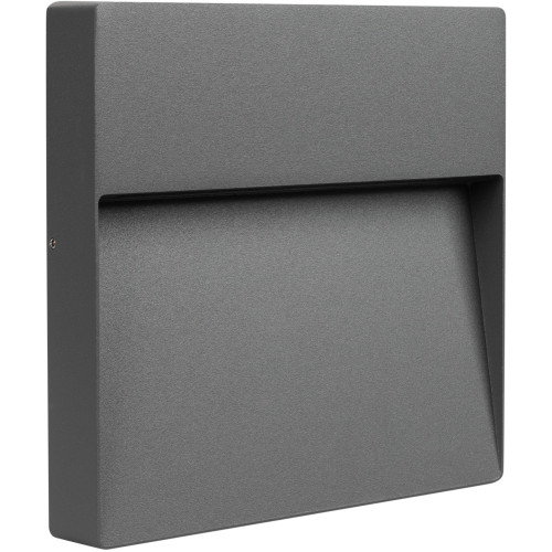 Фасадный светильник светодиодный LGD-TRACE-S215x215-8W Warm3000 (GR, 60 deg, 230V) (Arlight, IP65 Металл, 3 года) 029958