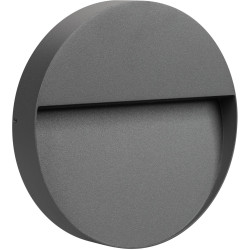 Фасадный светильник светодиодный LGD-TRACE-R215-8W Warm3000 (GR, 60 deg, 230V) (Arlight, IP65 Металл, 3 года) 029957