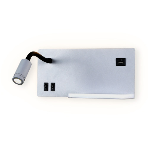 Спот светодиодный для чтения с выключателем и USB-портом FW292