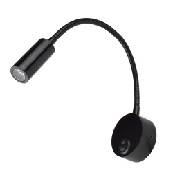 Спот светодиодный для чтения с выключателем ULT-F21-3W/4000K IP20 BLACK