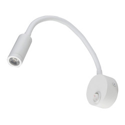Спот светодиодный для чтения с выключателем ULT-F21-3W/4000K IP20 WHITE