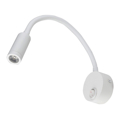Спот светодиодный для чтения с выключателем ULT-F21-3W/4000K IP20 WHITE