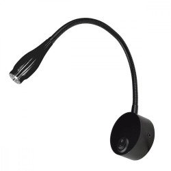 Спот светодиодный для чтения с выключателем ULT-F22-3W/4000K IP20 BLACK