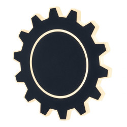 Настенный светодиодный светильник Gear L LED черный (MRL LED 1100)