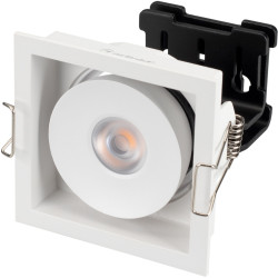 Светильник встраиваемый LED CL-SIMPLE-S80x80-9W Warm3000 (WH, 45 deg) (Arlight, IP20 Металл, 3 года) 026874