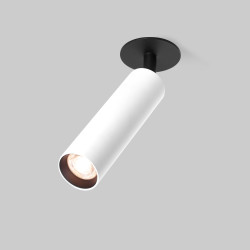 Точечный светильник встраиваемый Diffe белый/черный 8W 4200K 25040/LED