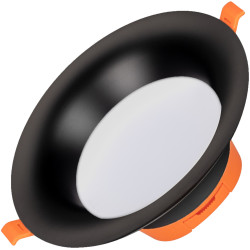 Светильник встраиваемый LED MS-BLIZZARD-BUILT-R165-16W Warm3000 (BK, 100 deg, 230V) (Arlight, IP20 Металл, 3 года) 036608