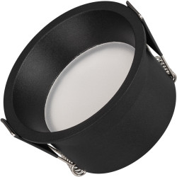 Светильник встраиваемый LED MS-BREEZE-BUILT-R82-9W Warm3000 (BK, 80 deg, 230V) (Arlight, IP20 Металл, 3 года) 036619