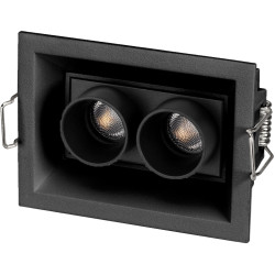 Светильник встраиваемый LED MS-ORIENT-BUILT-TURN-TC-S67x90-5W Day4000 (BK-BK, 30 deg, 230V) (Arlight, IP20 Металл, 5 лет) 037207