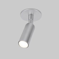 Точечный светильник встраиваемый Diffe серебряный 8W 4200K 25039/LED