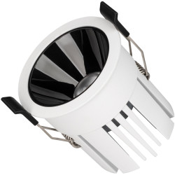Светильник встраиваемый LED MS-ATLAS-BUILT-R66-15W Warm3000 (WH-BK, 35 deg, 230V) (Arlight, IP20 Металл, 5 лет) 035455