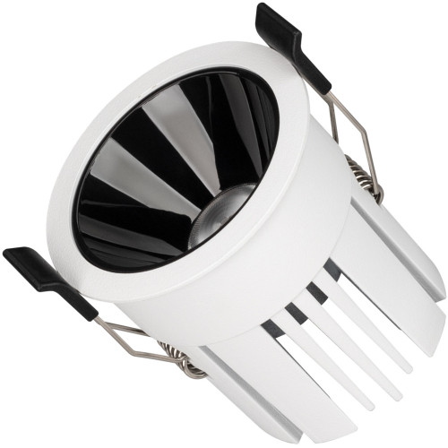 Светильник встраиваемый LED MS-ATLAS-BUILT-R66-15W Warm3000 (WH-BK, 35 deg, 230V) (Arlight, IP20 Металл, 5 лет) 035455