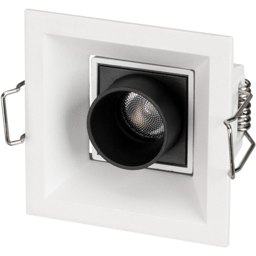 Светильник встраиваемый LED MS-ORIENT-BUILT-TURN-TC-S67x67-3W Day4000 (WH-BK, 30 deg, 230V) (Arlight, IP20 Металл, 5 лет) 032220