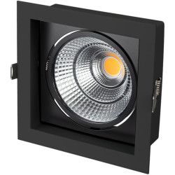 Светильник встраиваемый LED CL-KARDAN-S152x152-25W Warm3000 (BK-BK, 30 deg) (Arlight, IP20 Металл, 3 года) 037030