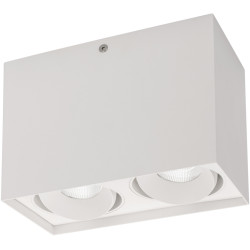 Накладной светильник LED SP-CUBUS-S100x200-2x11W Warm3000 (WH, 40 deg, 230V) (Arlight, IP20 Металл, 3 года) 023084(2)
