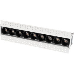 Светильник встраиваемый LED MS-ORIENT-BUILT-TRIMLESS-TC-S38x277-20W Day4000 (WH-BK, 30 deg, 230V) (Arlight, IP20 Металл, 5 лет) 032226