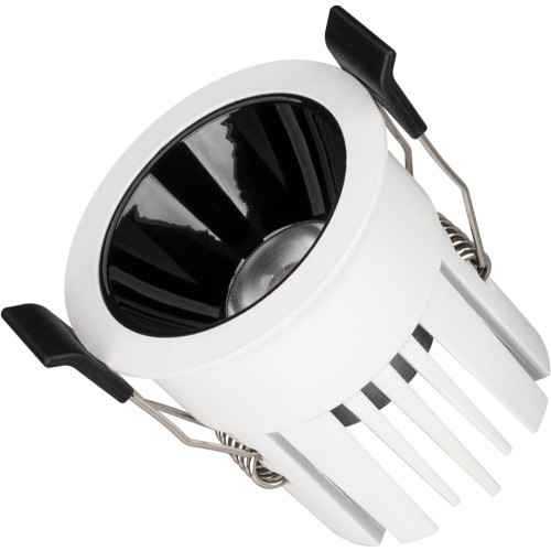 Светильник встраиваемый LED MS-ATLAS-BUILT-R58-10W Warm3000 (WH-BK, 35 deg, 230V) (Arlight, IP20 Металл, 5 лет) 035454