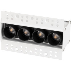 Светильник встраиваемый LED MS-ORIENT-BUILT-TRIMLESS-TC-S38x127-10W Day4000 (WH-BK, 30 deg, 230V) (Arlight, IP20 Металл, 5 лет) 032224