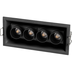 Светильник встраиваемый LED MS-ORIENT-BUILT-TURN-TC-S67x150-10W Day4000 (BK-BK, 30 deg, 230V) (Arlight, IP20 Металл, 5 лет) 037209