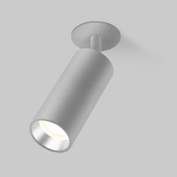 Точечный светильник встраиваемый Diffe серебряный 10W 4200K 25052/LED
