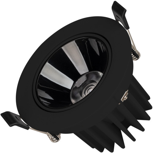 Светильник встраиваемый LED MS-FORECAST-BUILT-TURN-R102-12W Warm3000 (BK-BK, 32 deg, 230V) (Arlight, IP20 Металл, 5 лет) 035453