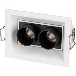 Светильник встраиваемый LED MS-ORIENT-BUILT-TURN-TC-S67x90-5W Day4000 (WH-BK, 30 deg, 230V) (Arlight, IP20 Металл, 5 лет) 032232