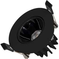 Светильник встраиваемый LED MS-FORECAST-BUILT-TURN-R82-8W Warm3000 (BK-BK, 32 deg, 230V) (Arlight, IP20 Металл, 5 лет) 035451