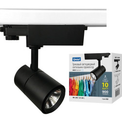 Трековый светильник светодиодный ULB-T52-10W/4000K/H BLACK IP40