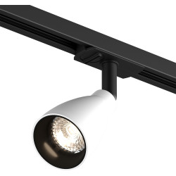 Трековый светильник однофазный Denkirs Bell DK6050-BW+BK