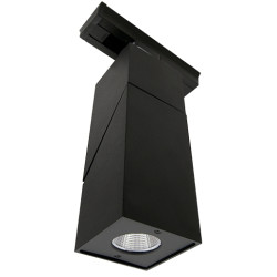 Трековый светильник светодиодный LDT-SQBL-10W-WW