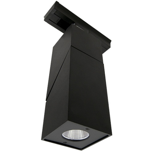Трековый светильник светодиодный LDT-SQBL-10W-WW
