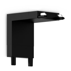 Коннектор угловой внутренний для накладного шинопровода Magnetic Ultra Slim Ambrella Track System GV1104