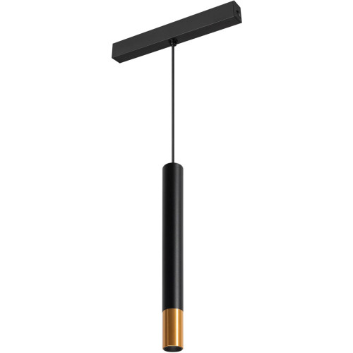 Трековый светильник светодиодный MAG-SPOT-HANG-25-R30-5W Day4000 (BK-GD, 45 deg, 24V) (Arlight, IP20 Металл, 3 года) 034245
