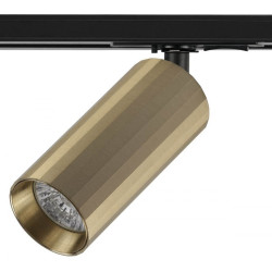 Трековый светильник однофазный 220V GU10 Capella IL.0010.0009 BRONZE+BK