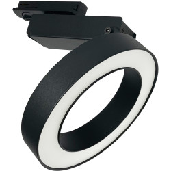 Трековый светильник однофазный 220V светодиодный Rim TR044-1-12W3K-B
