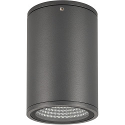 Уличный потолочный светильник светодиодный защищенный LGD-FORMA-SURFACE-R90-12W Warm3000 (GR, 44 deg, 230V) (Arlight, IP54 Металл, 3 года) 029971