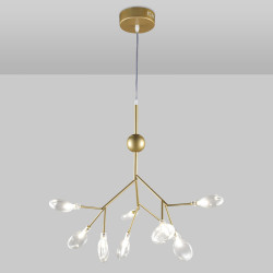Подвесная люстра Natali Kovaltseva Grace ll GRACE 75554/9С GOLD SATIN