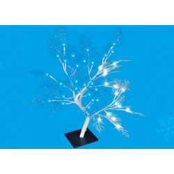 Ветка декоративная со светодиодами дерево Морозко ULD-T3550-054/SWA WHITE-BLUE IP20 FROST