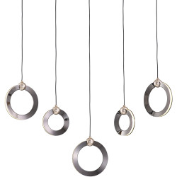 Подвесной светильник светодиодный P0675 P0675-5B pearl black
