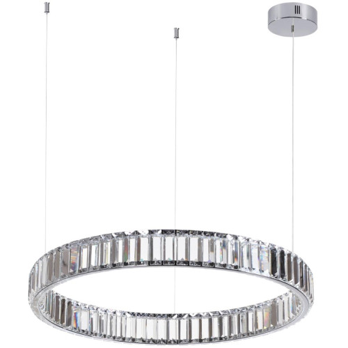 Подвесной светильник Odeon Light L-vision 4930/36L хром/прозрачный металл/хрусталь LED 36W VEKIA