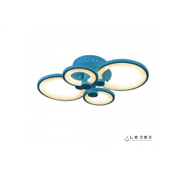 Потолочная люстра светодиодная диммируемая с пультом Ring A001/4 BLUE