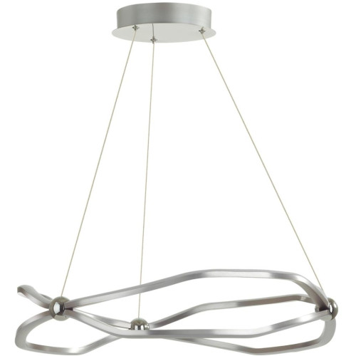 Подвесная люстра никель/хром/металл/ПВХ LED 45W 4000K PORTA 5001/45L L-VISION