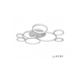 Потолочная люстра светодиодная диммируемая с пультом Ring Star 9004-8L-X WH