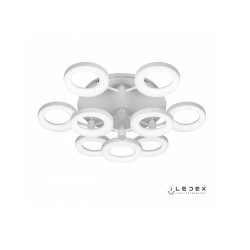 Потолочная люстра светодиодная диммируемая с пультом Jomo FS-014-X9 108W WH