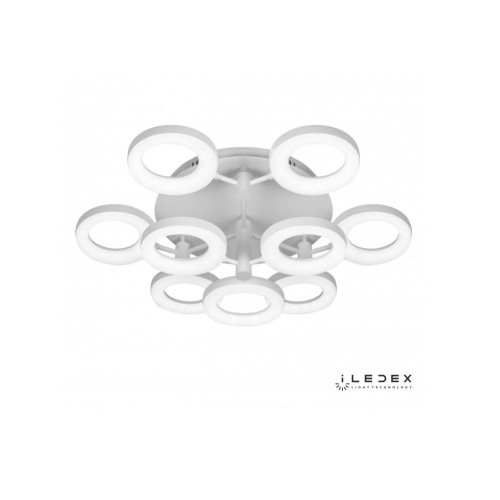 Потолочная люстра светодиодная диммируемая с пультом Jomo FS-014-X9 108W WH