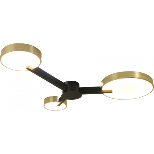 Люстра потолочная светодиодная Expert 10209/3 LED*68W Gold/Black