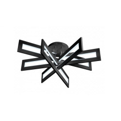 Потолочная люстра светодиодная диммируемая с пультом Stalker 9082-R800-X 128W BK