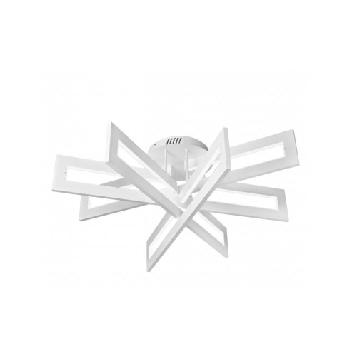 Потолочная люстра светодиодная диммируемая с пультом Stalker 9082-R800-X 128W WH