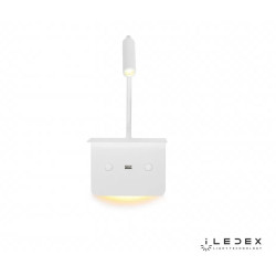 Бра светодиодное с USB-портом и выключателем Support 7031C WH